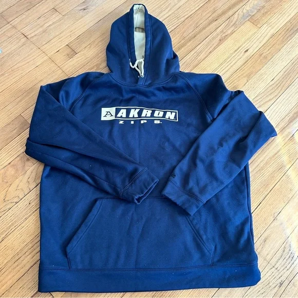 Akron zips Navy Hoodie - Picture 1 of 5